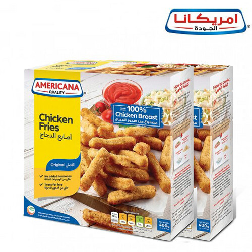 اصابع الدجاج امريكانا 400 جرام 2 حبة