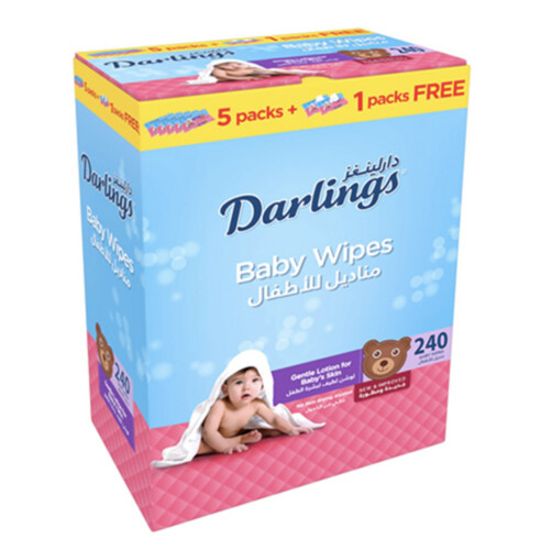 Baby wipes 240 pieces