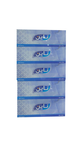 Nine tissues, 150 tissues, 5 pieces