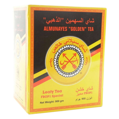 شاي المنيس خشن ذهبي 900 جم