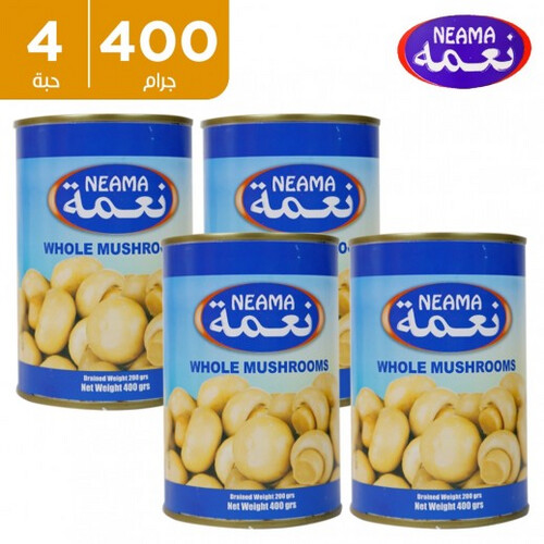 نعمة مشروم كامل 400 جم 4 حبة