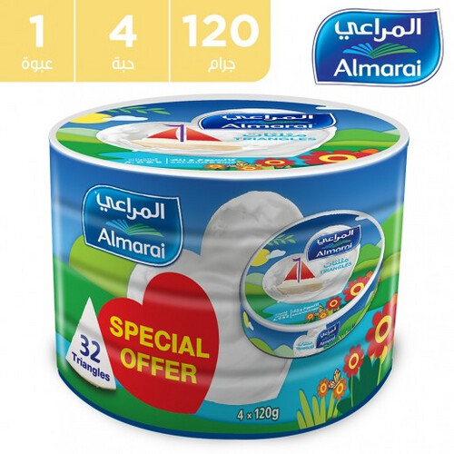 Almarai cheese triangles 120 gm 4 pieces