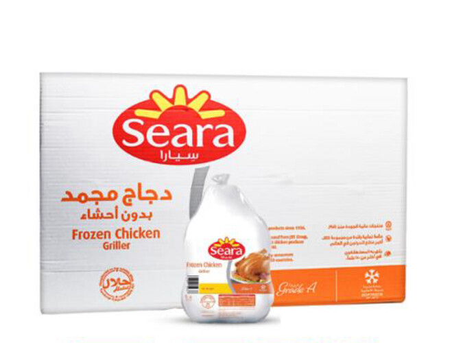 كرتونة دجاج سيارا 800 جم * 10حبة
