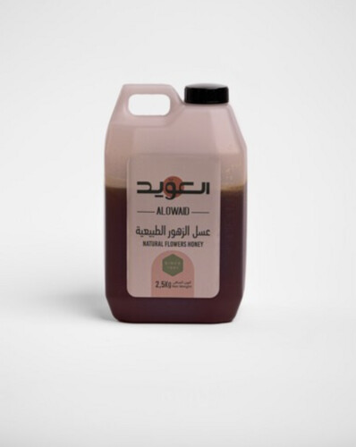 العويد عسل الزهور الطبيعية 2.5 كغ