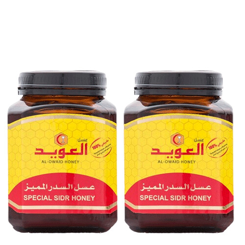 العويد عسل السدر المميز 500 جم 2 حبة