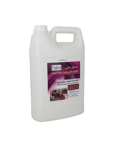 Special solution for cleaning ceramics and floors