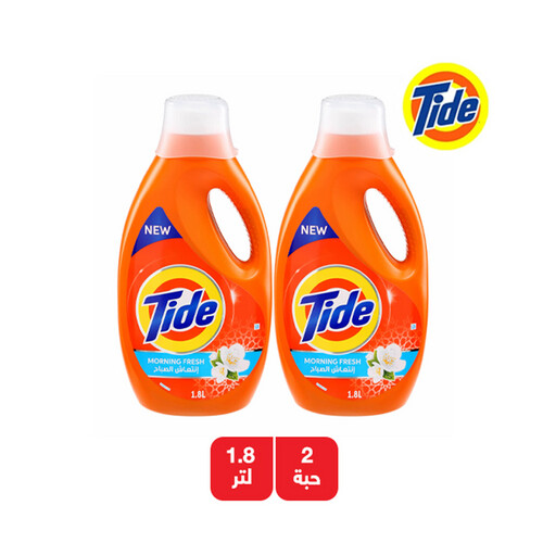 Tide Liquid Laundry Detergent, 2 Pack, 1.8 Liters
