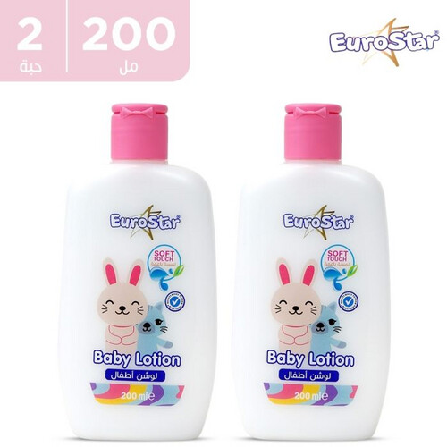 لوشن Soft Touch للأطفال 2 × 200 مل من EuroStar