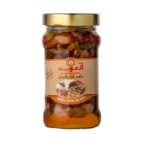 عسل بالمكسرات العويد 340 جم