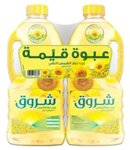 زيت عباد الشمس شروق 1.5 لتر * 2 حبة