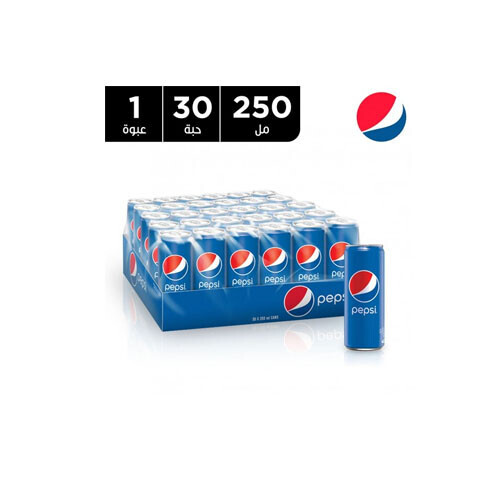 كرتون بيبسي 250 مل 30 حبة