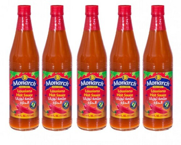 Monarch Hot Sauce 88 ml 5 pieces