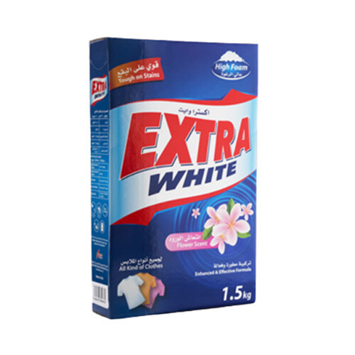مسحوق اكسترا وايت 1.5 كيلو