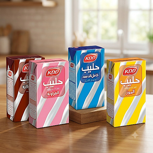 حليب كي دي دي 250 مل 24 حبة