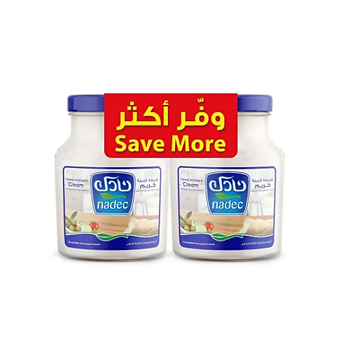 شبيه جبنة كريمي نادك ٥٠٠ جم ٢ حبة