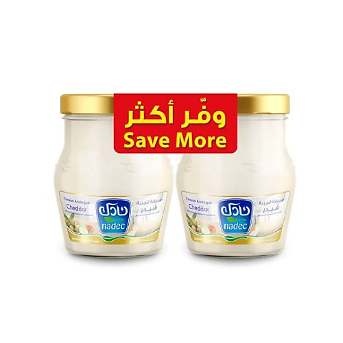 شبيه جبنة شيدر نادك ٥٠٠ جم ٢ حبة