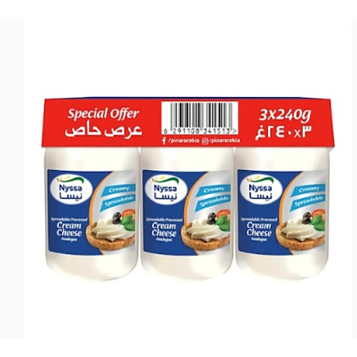 نيسا جبن كريم ٢٤٠ جم ٣حبة