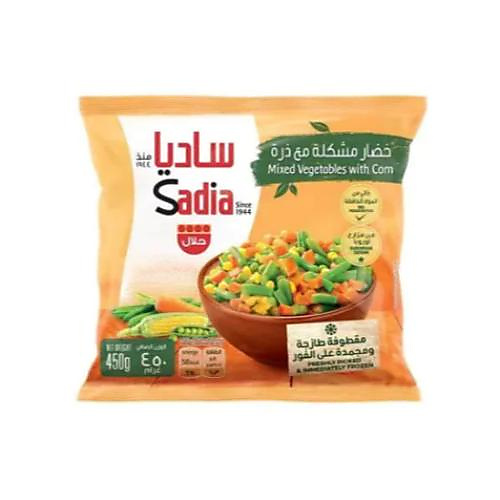 ساديا خضار مشكل مع ذزة ٤٥٠ جم