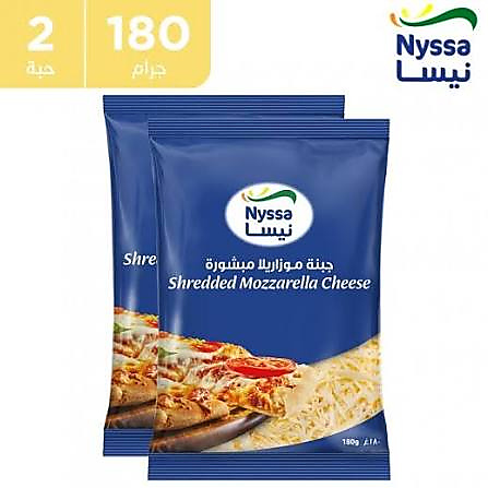 نيسا شبيه جبنة موزريلا ١٨٠ جم ٢ حبة