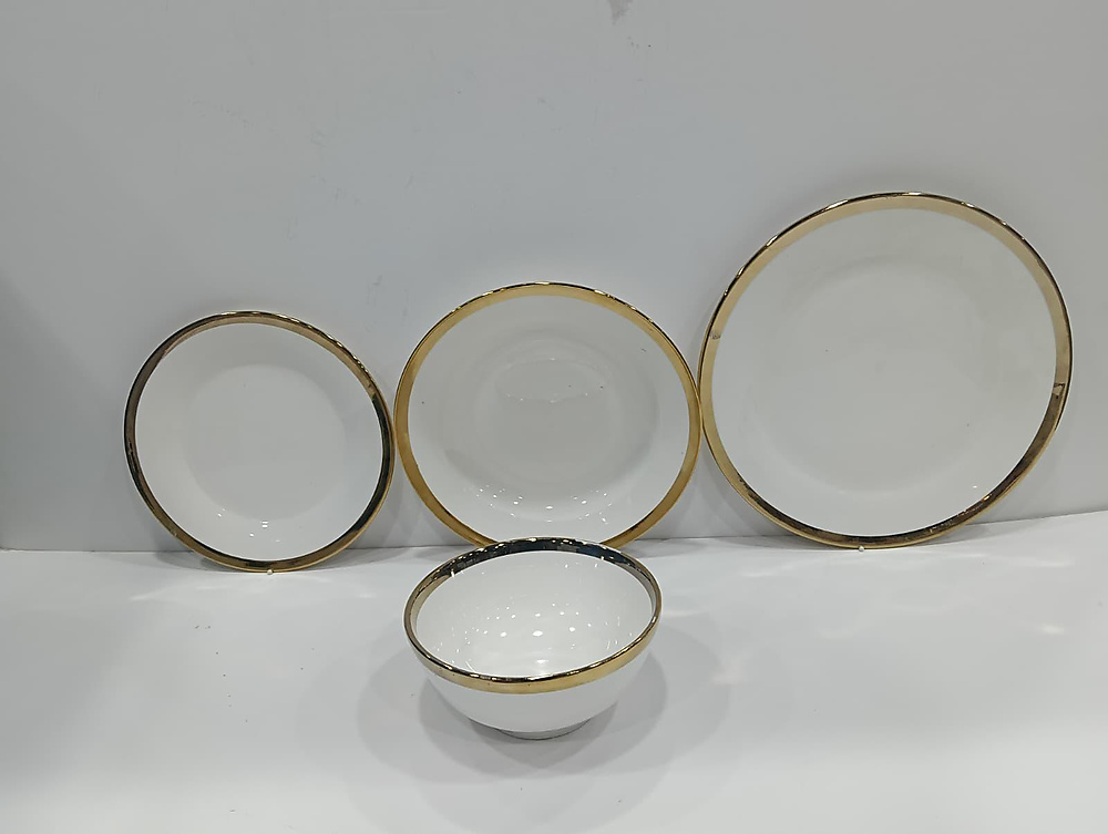 طقم سفرة سيراميك ٢٤ قطعة