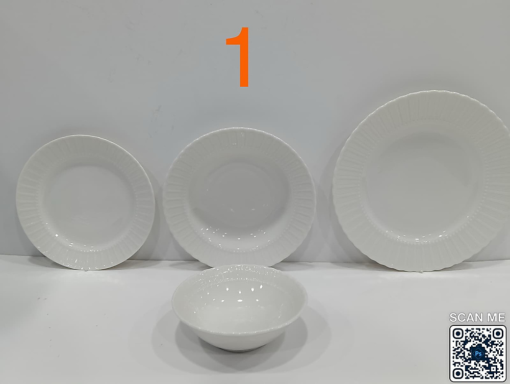طقم سفرة سيراميك ٢٤ قطعة