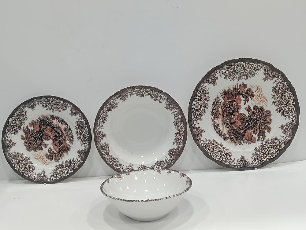 24 6-piece ceramic dinnerware set