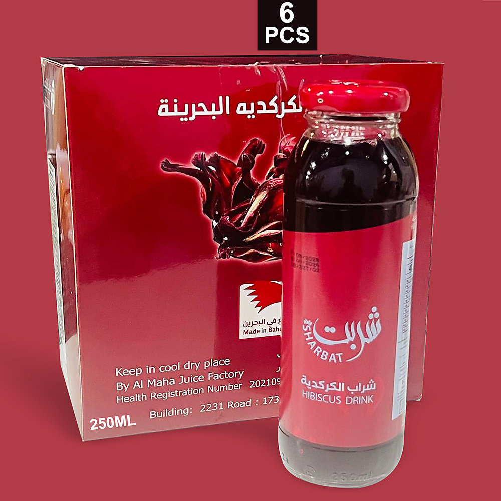 Hibiscus Drink 250ml (Pack of 6)