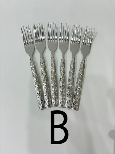 Stainless steel fork set, 12 pieces