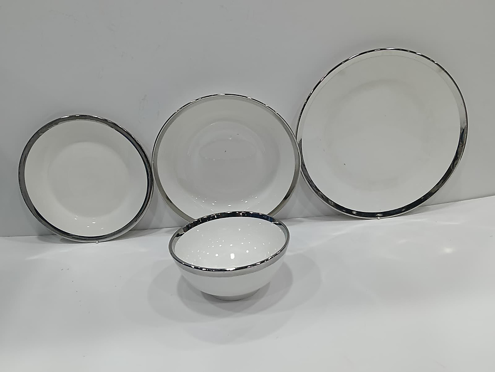 طقم سفرة سيراميك ٢٤ قطعة