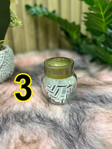 Small glass salt shaker