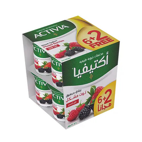 Activia yogurt 6+ 2 pieces
