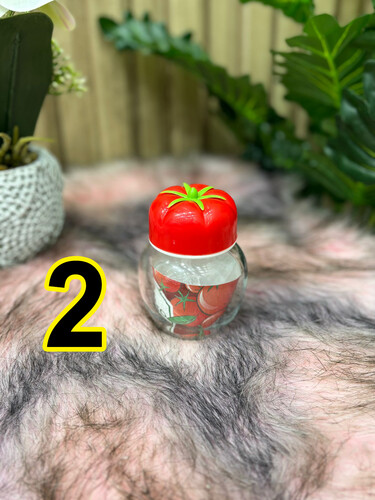 Small glass salt shaker