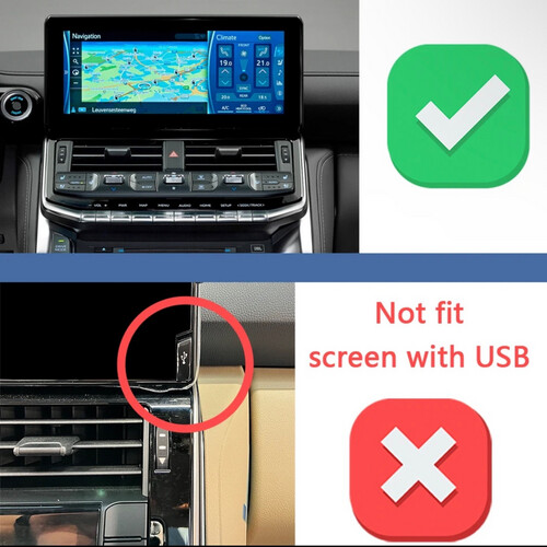 قاعدة شاشة للتلفون لاند كروزر