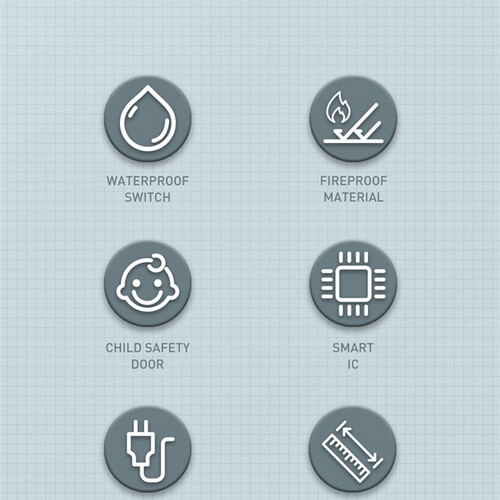 اشتراك كهربائى 3 مخارج بطول 2 متر مع 3 منافUSB ومنفذ USBC PDذ