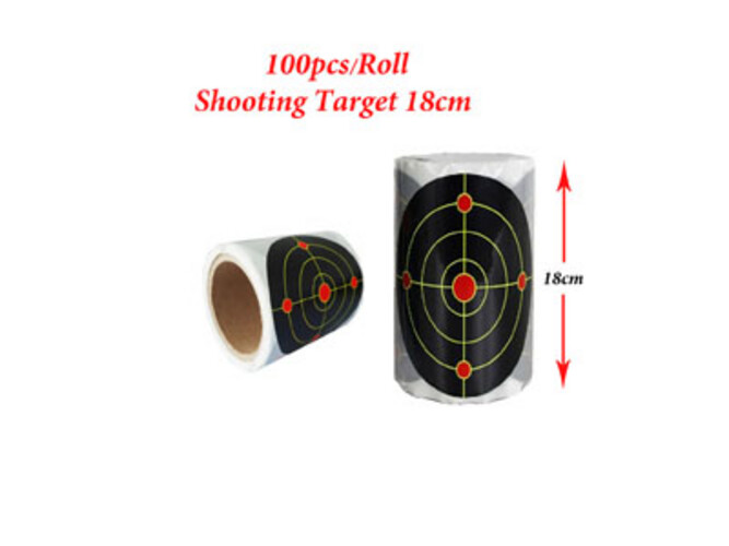 اهداف رماية رول مقاس 18cm يحتوي 100 هدف