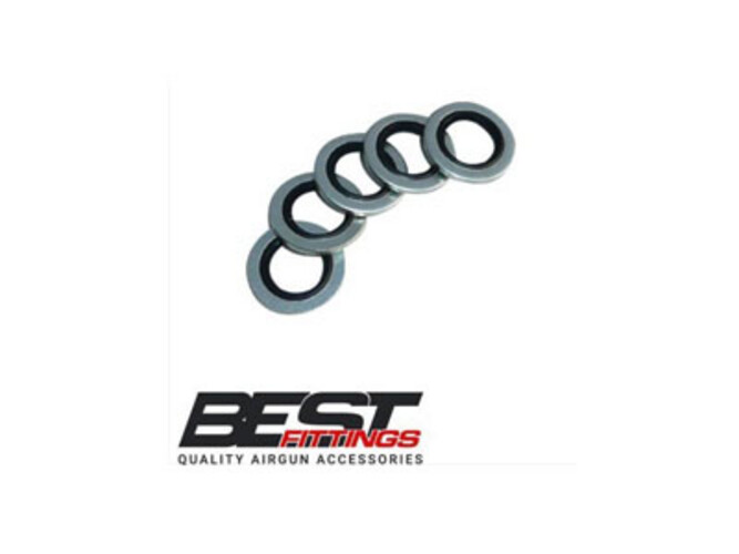 طقم واشر كبير - 5 قطع 1/4 بوصة BSP