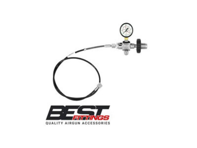 وصلة تعبئة بست فتنق 300 بار مع هوز للتعبئة 1.5 متر