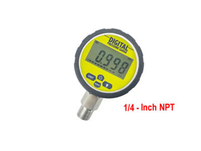 ساعة ضغط 400-0 بار الكترونية سن 1/4 انش