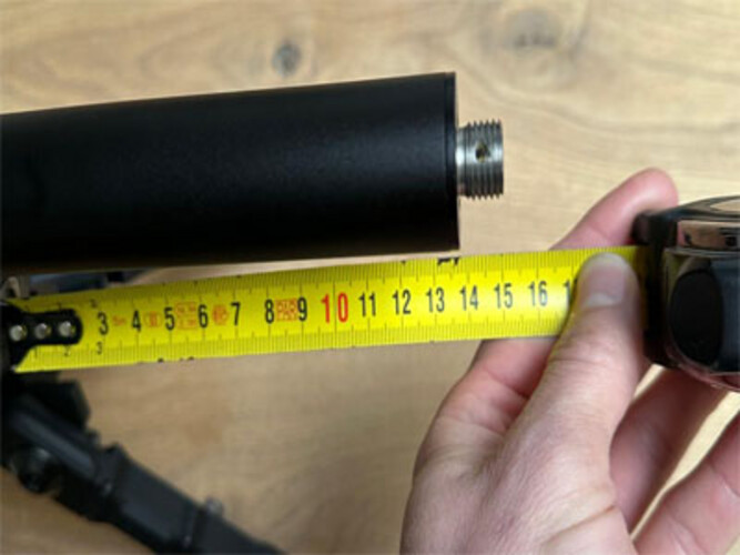 تحويلة شراود مخفض صوت فوكس تون OB-30 عيار .22  سن 1/2 * 20