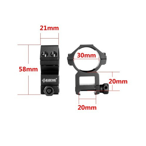 قواعد ماركول مقاس 30 ملي حجم مرتفع  بيكاتينى