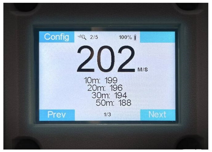 جهاز كروني  لقياس السرعات و المسافة الباليستية CE من شركة أف اكس