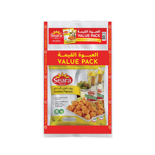 Seara Regular Chicken Popcorn 2 x 750 gm (Twin Pack)