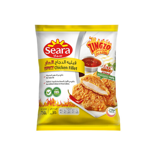 Seara Spicy Chicken Fillet (Zingz) 750gm