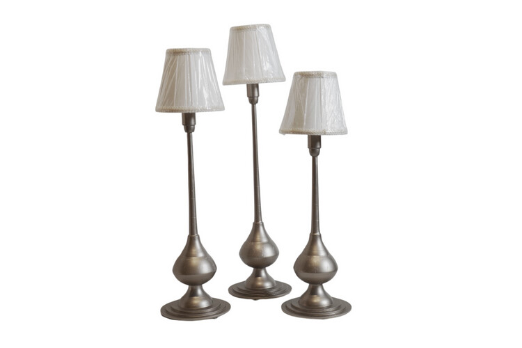 Marsh Light set of 3 Champagne color