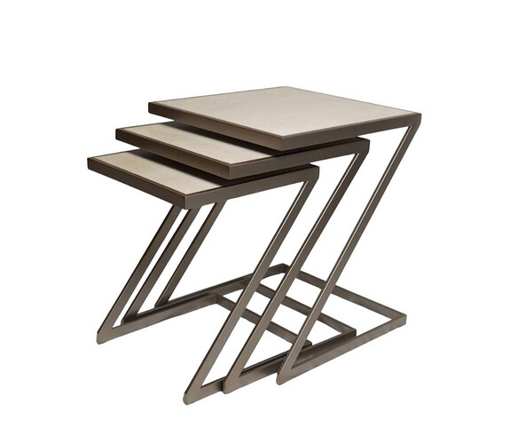 Ceramic table set of 3 pcs