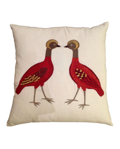 Beige cushion