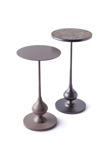 Marsh side table Beige and black  color sadu design set of 2