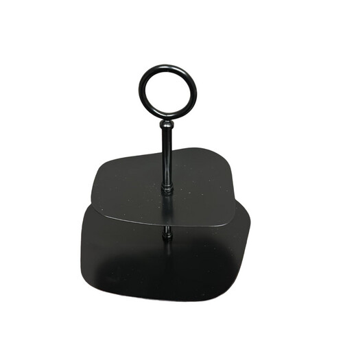 Sweet Tray ( 2 Layer ) Black Color