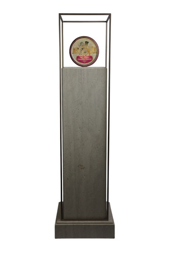 Antique Quality street with stand and lights