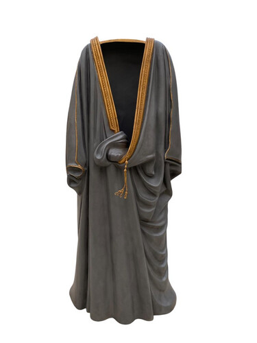 Bisht sculpture grey color